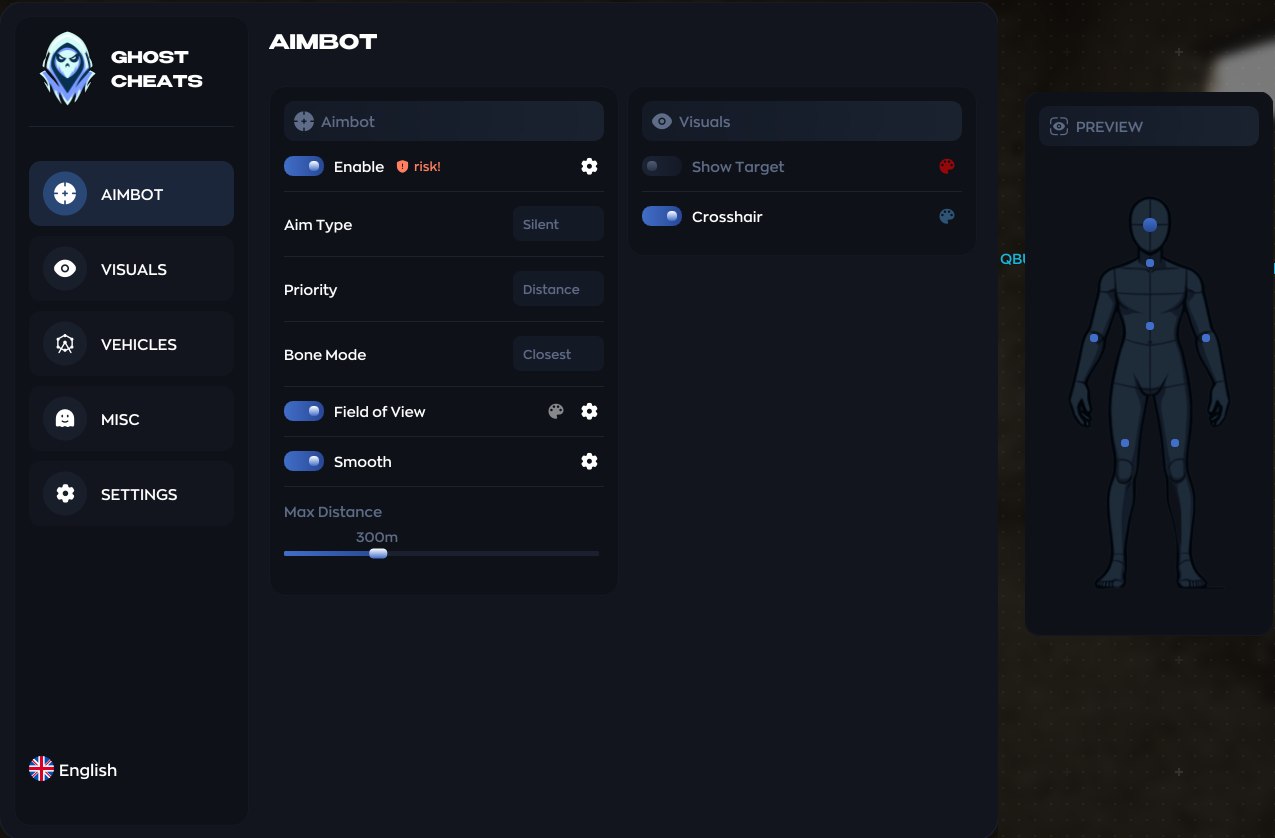 Triche Ghost privée de travail pour SQUAD — menu