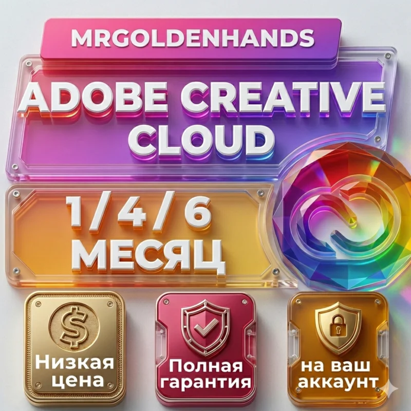 Adobe Creative Cloud PRO-1/4/6-on Your