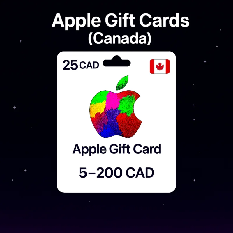 Apple Gift Cards (Canada) 5–200 CAD Top-Up
