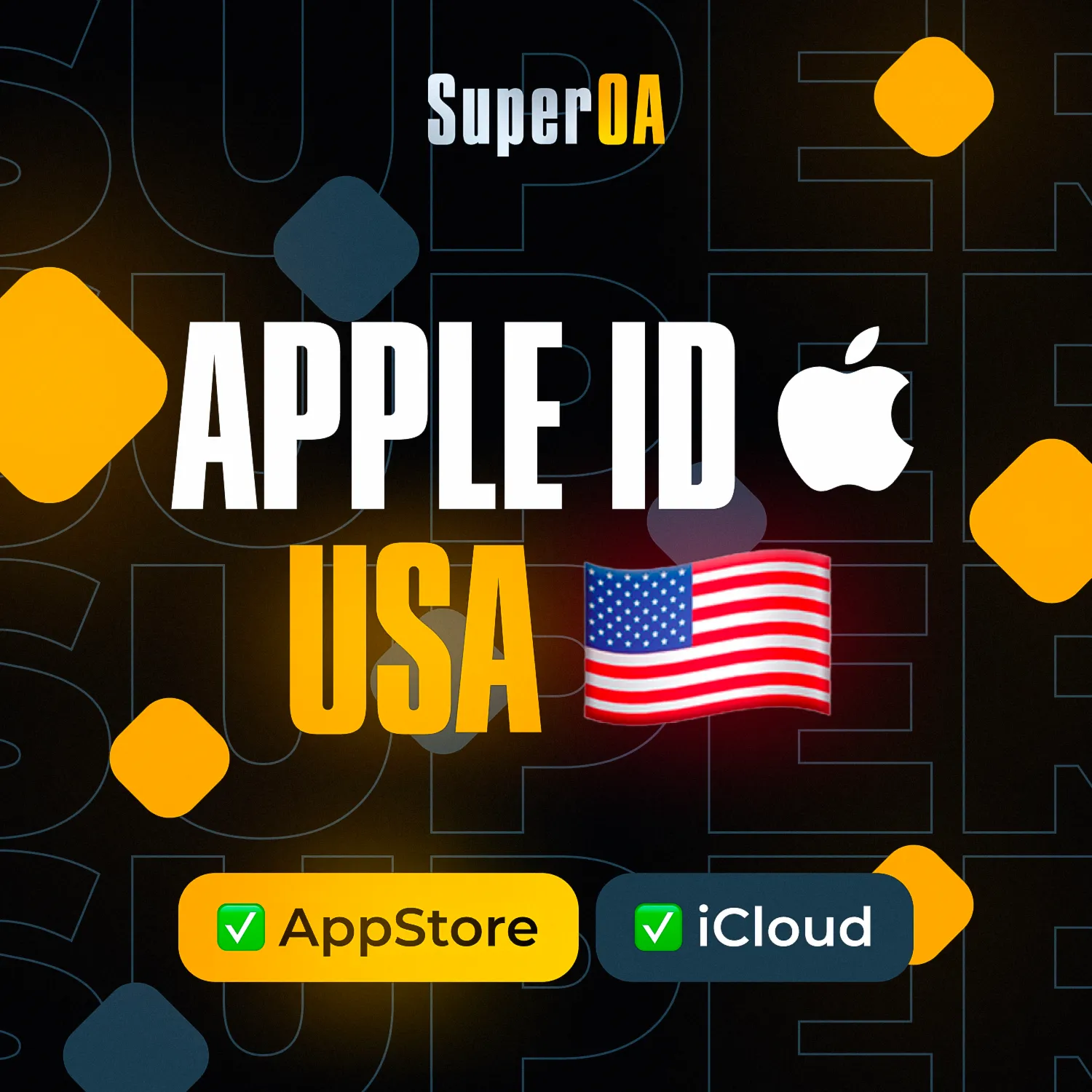APPLE ID USA (AMERICA) PERSONAL ACCOUNT