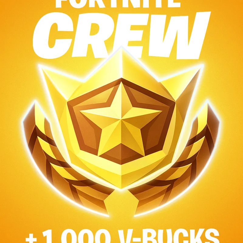 FORTNITE CREW 1-MONTH BATTLE PASS + 1000
