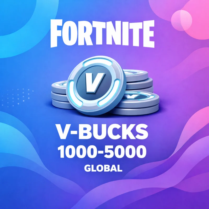 Fortnite V-Bucks 1000 2800 5000 Global, top