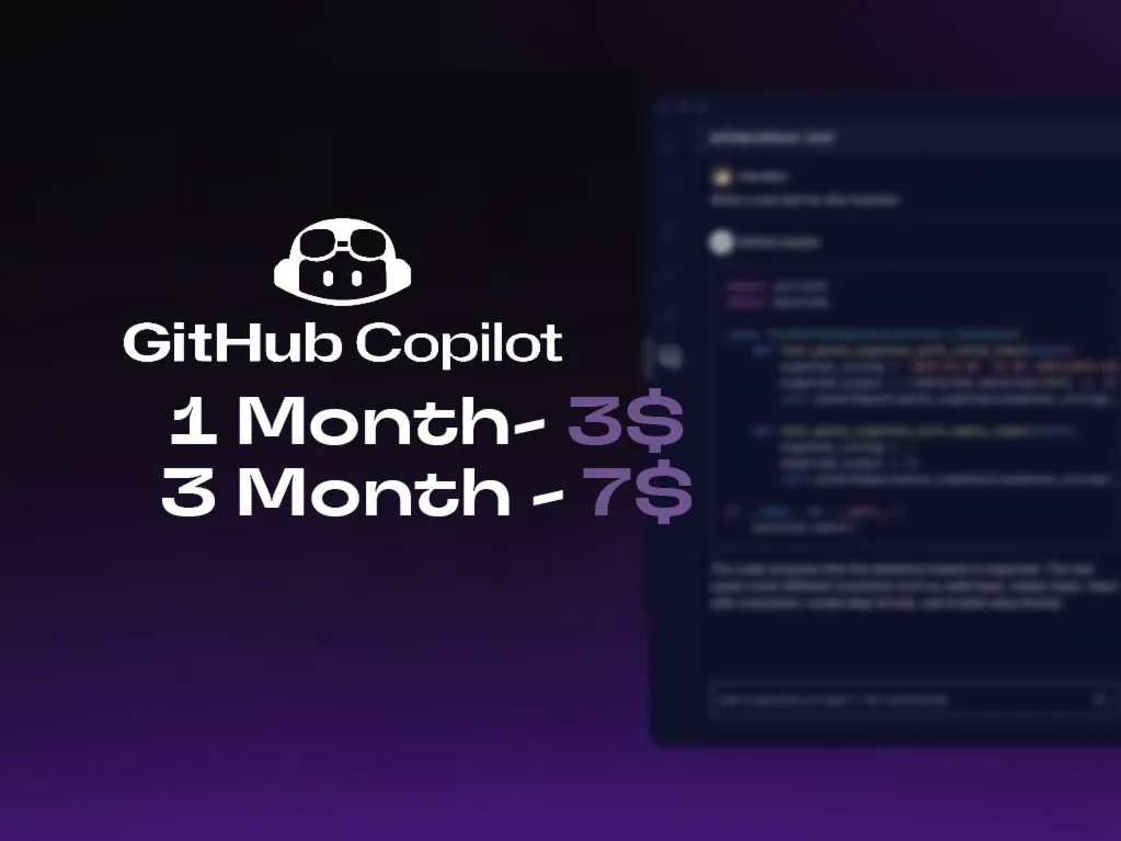 Github Copilot Pro 1 month