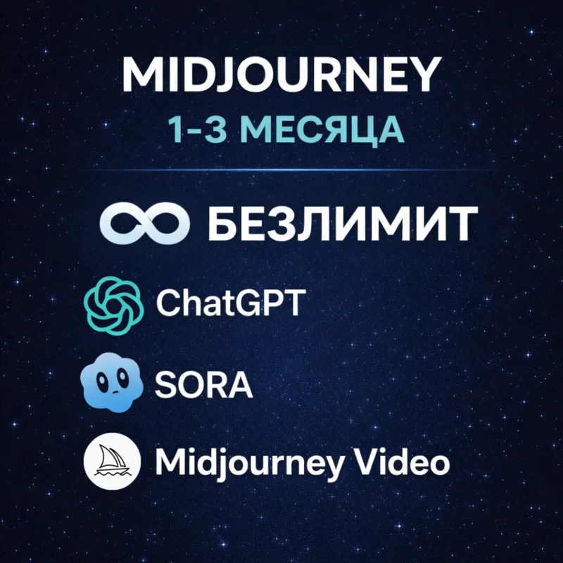 MIDJOURNEY V7 UNLIMITED SUBSCRIBE ALL
