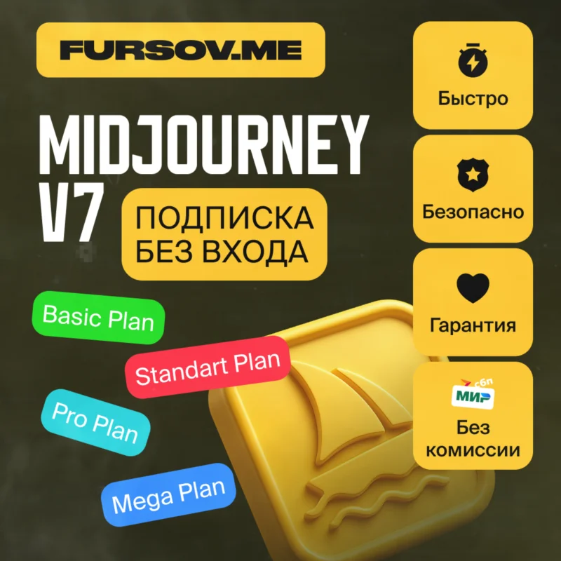 Midjourney V7 SUBSCRIPTION BASIC / STANDARD