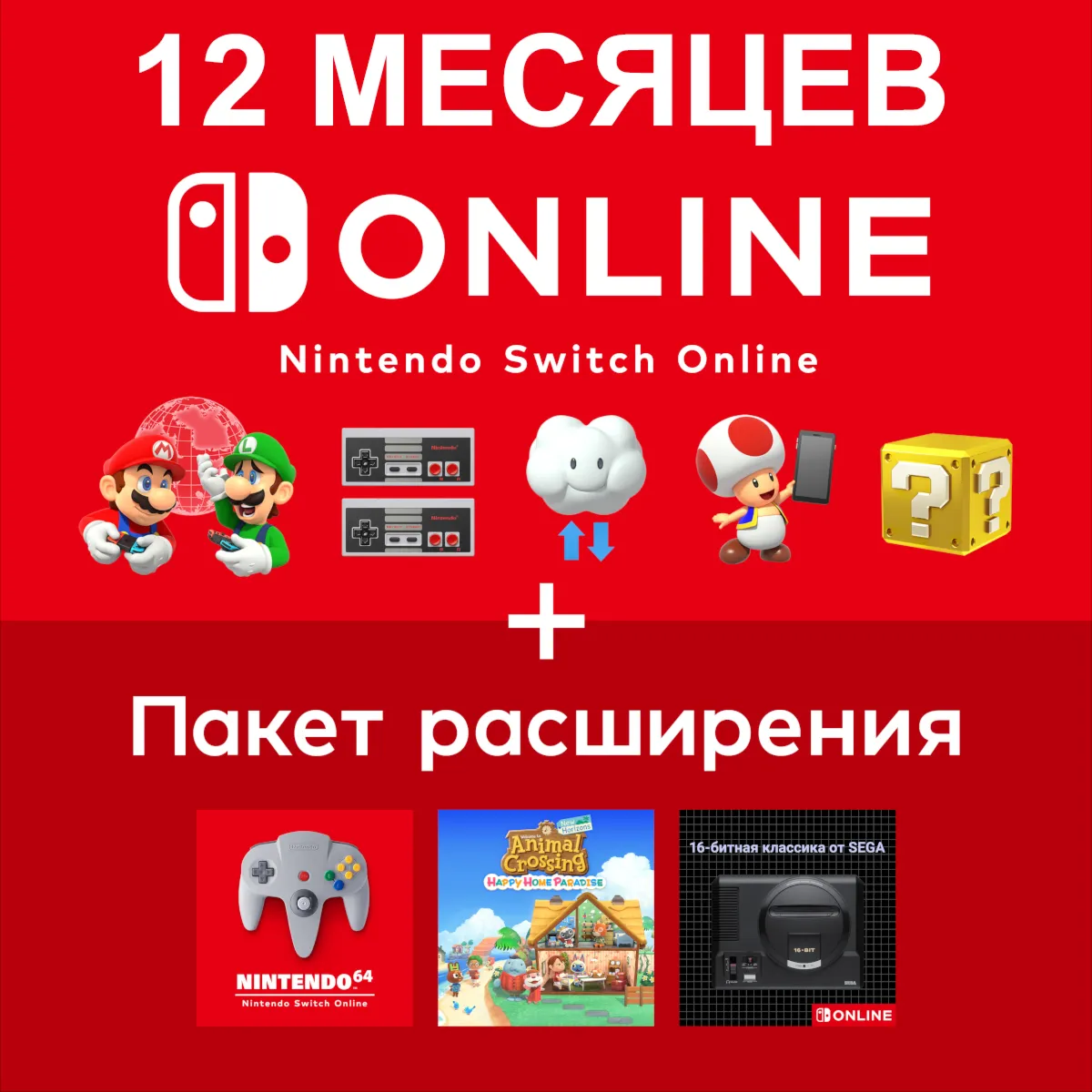 Nintendo Switch Online + Expansion —