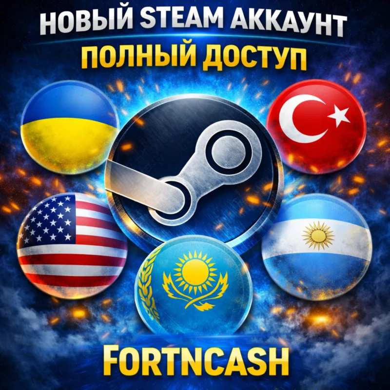 New Steam Account [Region Turkey/Full
