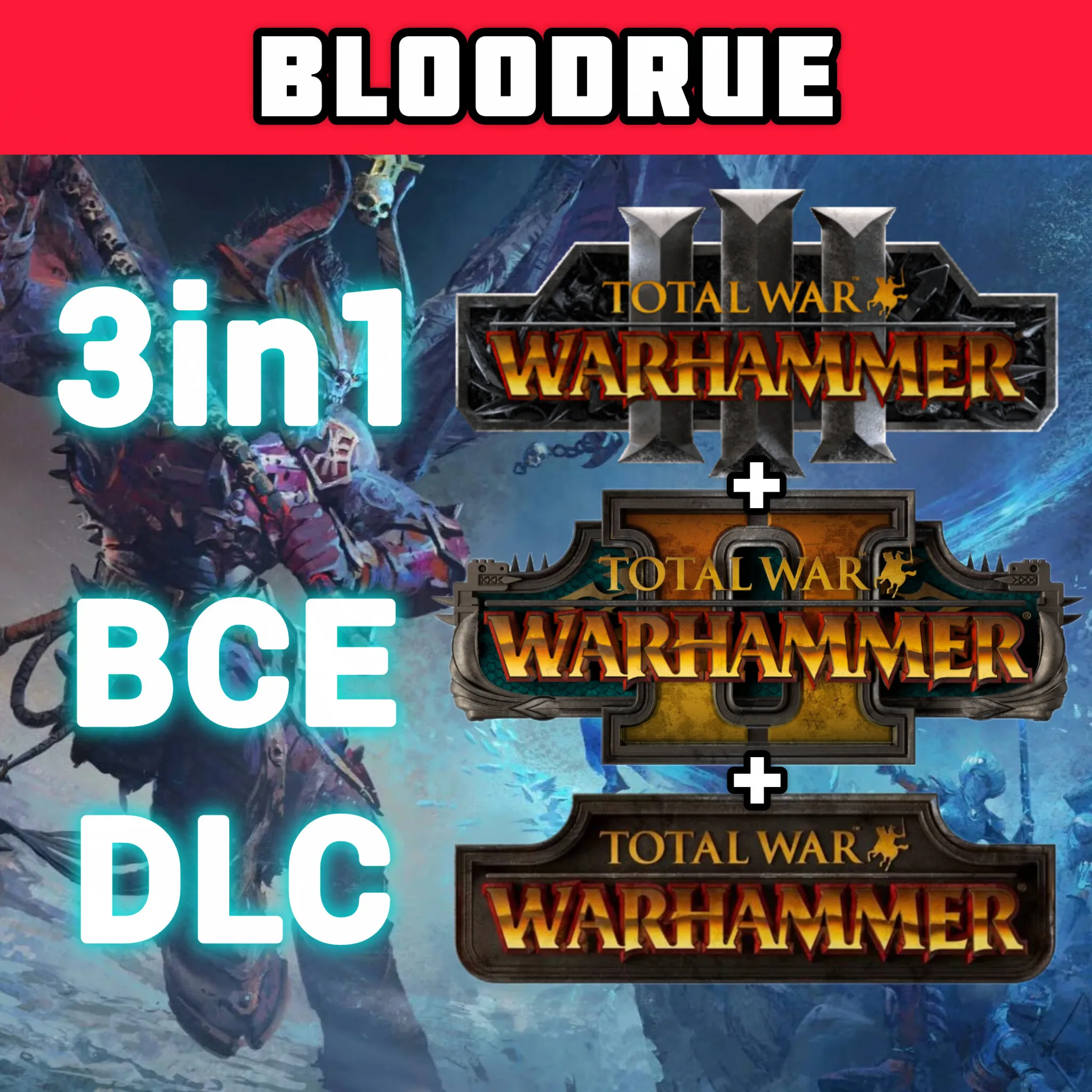 TOTAL WAR WARHAMMER III+II+I+All DLC