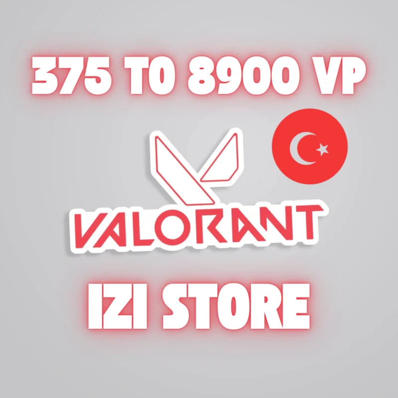 VALORANT POINTS TURKEY 375 - 8900 VP