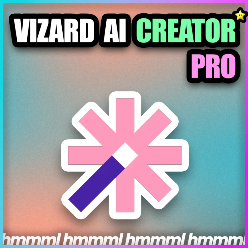 VIZARDAI CREATOR PRO PERSONAL ACCOUNT +FAST