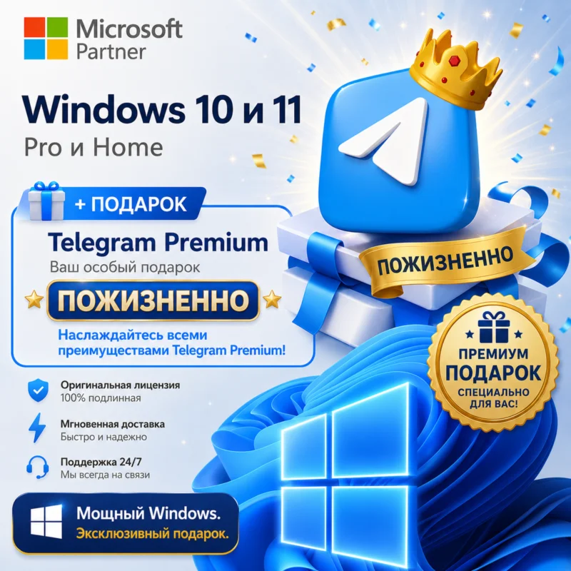 Windows 10\11 Pro &amp; Home + Telegram