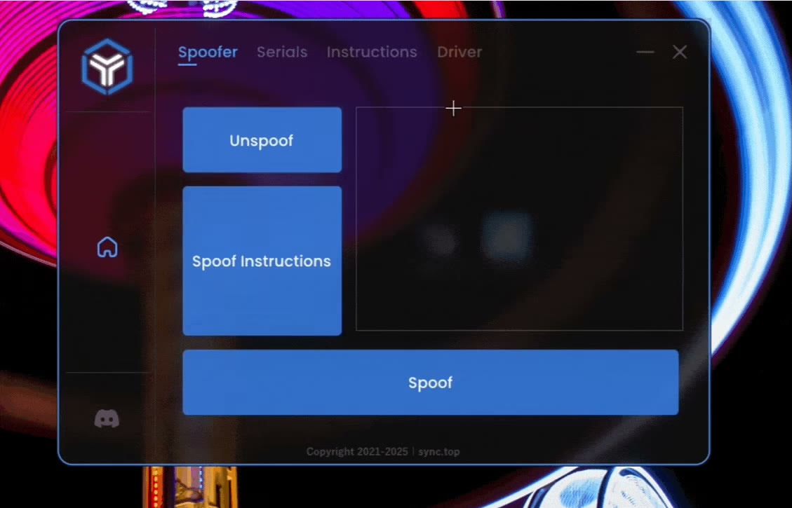 SYNC HWID Spoofer — перманентный и временный спуфер для популярных игр